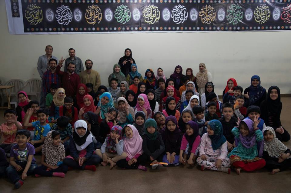 Zainabia Academy students, teachers and families gathered together