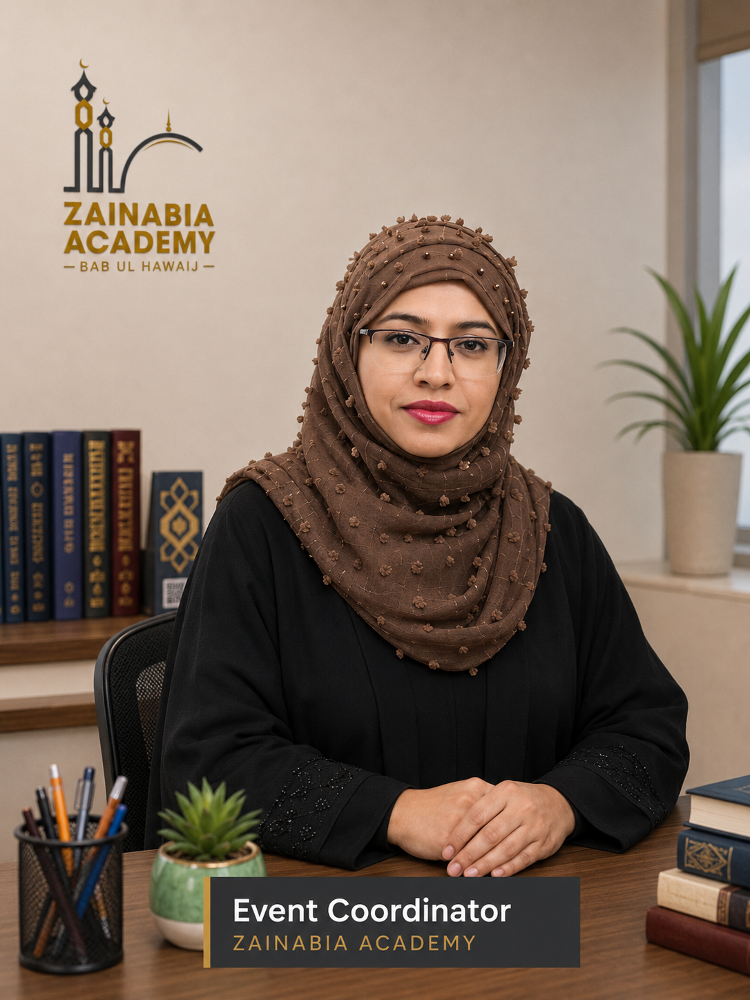 Sr. Moona Naqvi, Event Coordinator